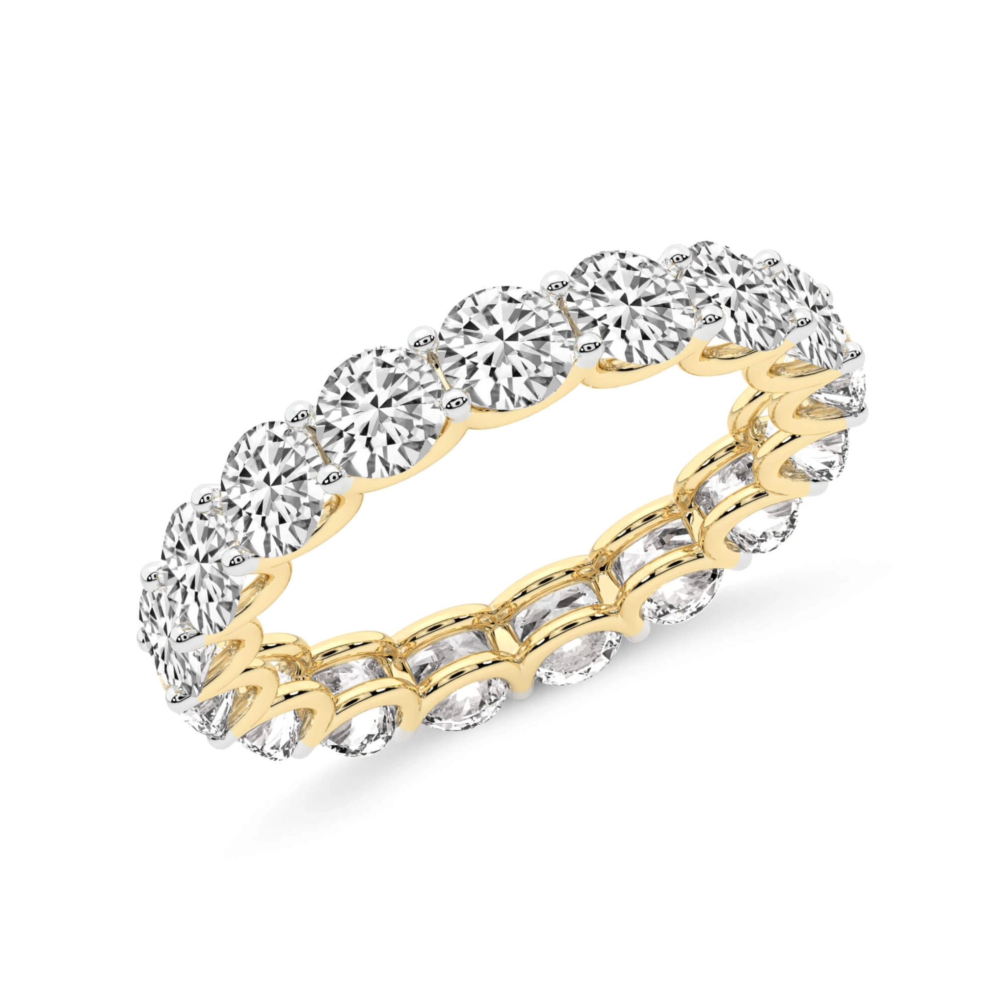 Neveah Round Lab Diamond Eternity Ring
