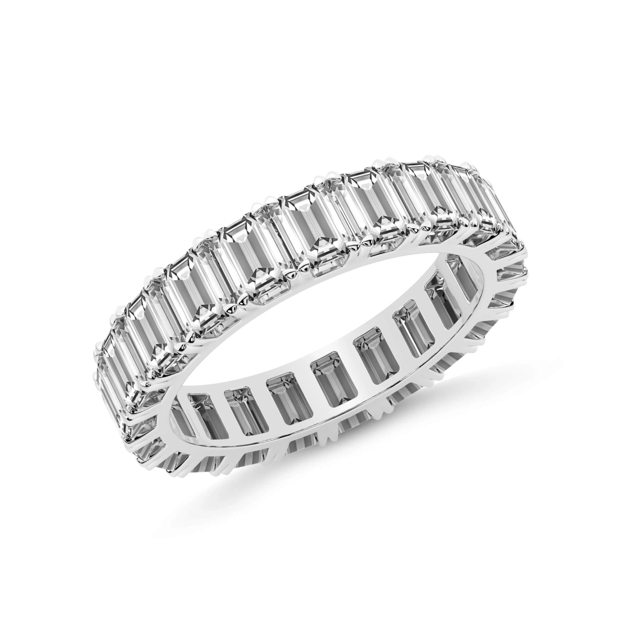 Riley Emerald Lab Diamond Eternity Ring